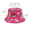 Wholesale Casual Eyes Pattern Bucket Hat Sun Protection for Beach Resort Resale
