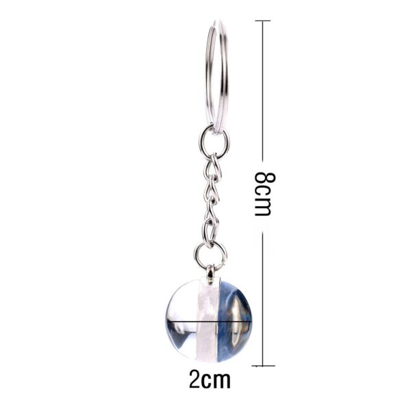 Wholesale Luminous Horse Glass Ball Keychain, Cute Cartoon Animal Pendant Bag Charm for Boutique Resale