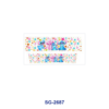 Wholesale 8pcs Cute Cartoon Floral Heart Print 3oz Cup Stickers Wrap OLY Exclusive