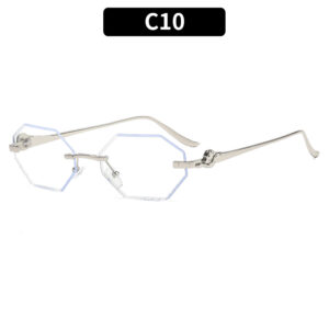 C10 - Silver-framed white film