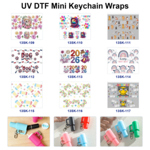 oly-62b6e6fc3afa4cb8a03d44d94b95f31b Wholesale 8pcs Cute Pet & Holiday Mini Cup Keychain Sticker