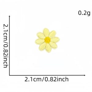 Light yellow mini size cloth patch 6#