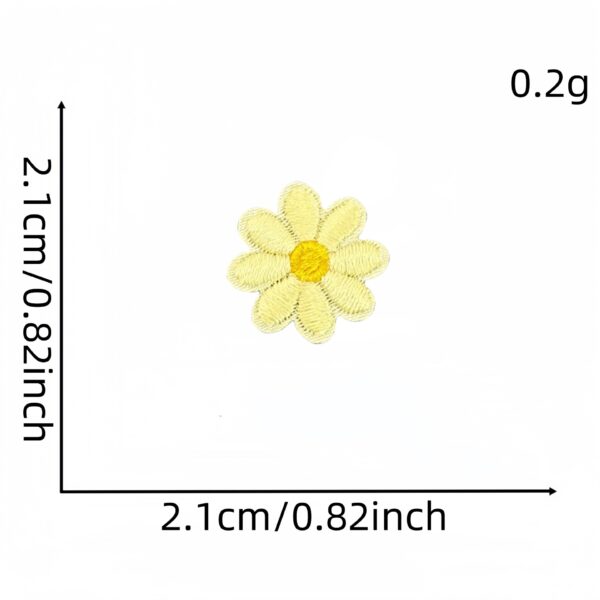 Wholesale Fresh Embroidery Patch Polyester Thread Fashion Hat Accessory