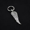 oly-62c2cb0774d004f2eb441bcb28aad4f2 Wholesale Angel Wings Alloy Keychain, Silver Fashion Accessory for Car Keys and Bags