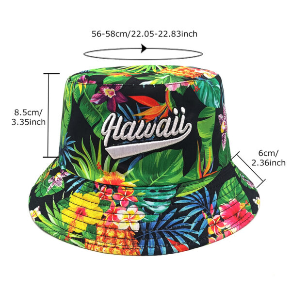 Wholesale Stylish 3D Letter Embroidered Bucket Hat for Outdoor Sun Protection