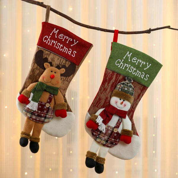 oly-62cc373f34ded3dabe20fe8908fe911d Wholesale Alphabet Christmas Stockings Large Hanging Leg Design Holiday Gift Home Decor