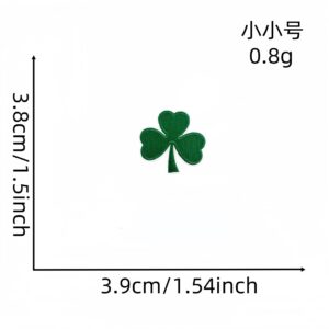 Green leaf small size cloth stickers 12#