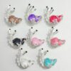 oly-62ea8c19749b8eeb0ac5cf137d237d78 Wholesale Pink Alloy Snail Charm Bead DIY Craft Supply for Jewelry Making Keychain Phone Chain Decorative Accessory