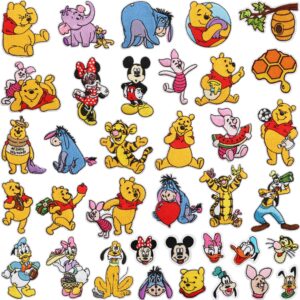 oly-62f6e8d0cdde62490147d4185bf9c1bb Wholesale Cute Animal Embroidery Patches Bear Elephant Cartoon Decorative Patch for Clothing DIY Accessory Gift Resale