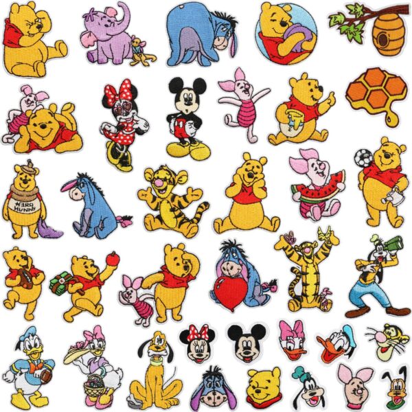 oly-62f6e8d0cdde62490147d4185bf9c1bb Wholesale Cute Animal Embroidery Patches Bear Elephant Cartoon Decorative Patch for Clothing DIY Accessory Gift Resale