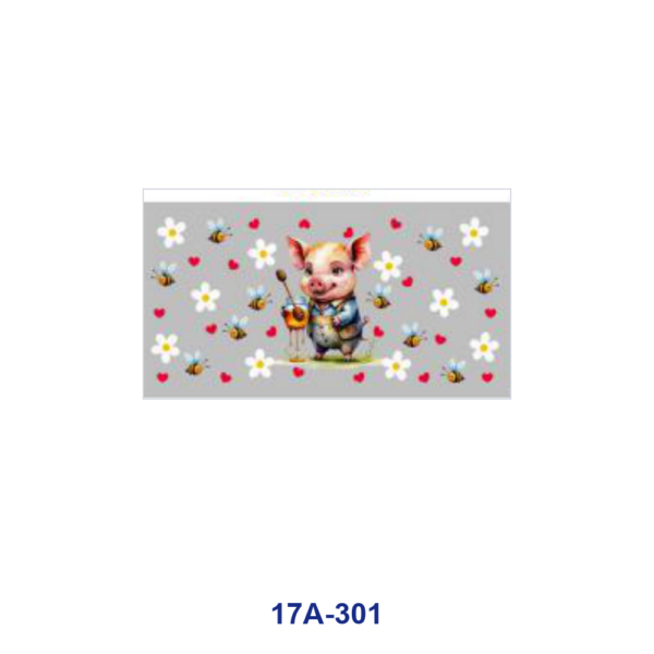 oly-630a5fa6c890fc8f3951be6a6f46a1e5 Wholesale 5pcs Summer Daily Cute Cartoon Pig Gardening Reading Skating Bath Baking Mixed Decor Prints 16oz Cup UV DTF Wraps
