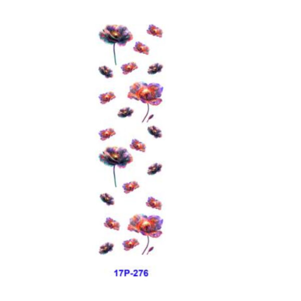 oly-6317f8406f83edd2bfe42ecc65452bfd Wholesale 2/8/16pcs Fresh Flower Series UV DTF Pen and Bookmark Stickers