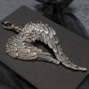 oly-632e7e7cad7927297bcf59dee2101dc8 Wholesale Angel Wings Heart Pentagram Keychain, Chic Fashion Accessory for Party Gift OLY Exclusive