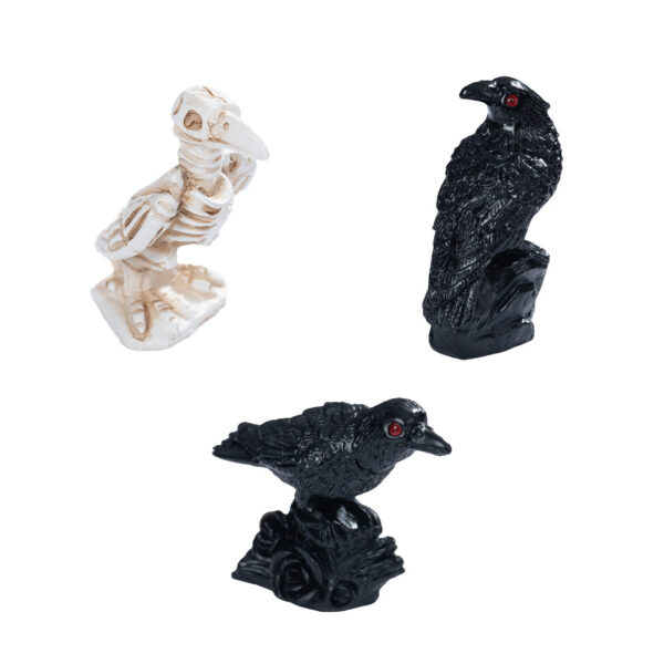 oly-634f6e3505efb50ad1984c977529795b Wholesale Resin Skeleton Crow Halloween Modern Home Decor Decorative Accent