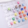 Wholesale Circus Print Acrylic Round Beads for DIY Phone Strap Bracelet Charm Fashion Accessory Gift