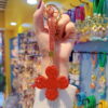 Wholesale Four Leaf Clover Crystal Bag Charm Keychain Wedding Gift Jewelry Accessory