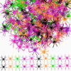 Wholesale Colorful Plastic Spider Decorations for Halloween Party Resale Supplies