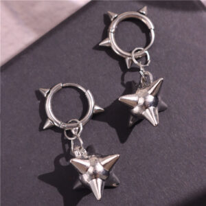 oly-63a720fff75ae5f6fea15731f3793fc2 Wholesale Dark Punk Studded Earrings Gothic Rivet Earrings for Men and Women Chic Party Jewelry Accessory