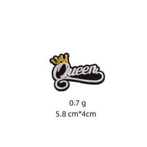 5# Black girl Hot Melt Adhesive cloth stickers