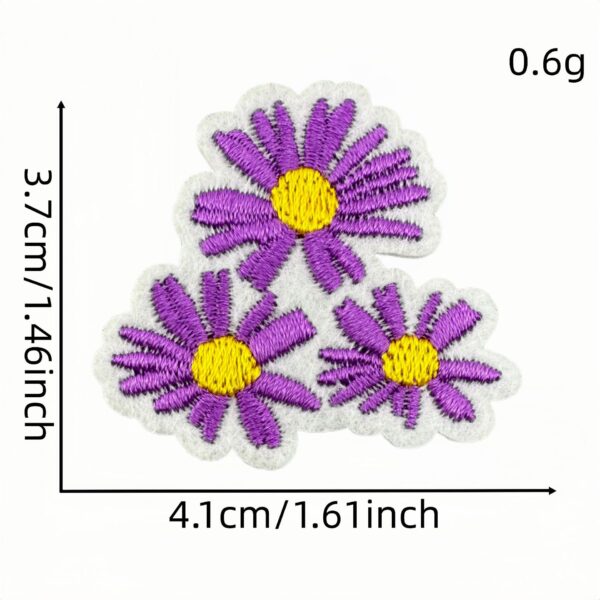Wholesale Colorful Cartoon Embroidered Iron-On Patches for Clothing Accessories Boutique Resale