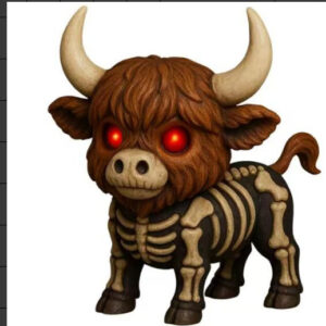 Red eyed cow