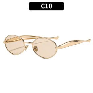 C10-gold frame champagne slices