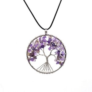 Amethyst Leather Rope