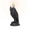 Wholesale Gothic Halloween Owl Candlestick Table Top Decorative Resin Craft Ornament for Party Gift Resale