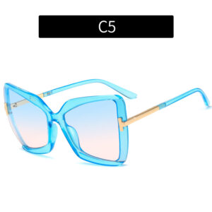 C5-transparent blue frame double blue sheet