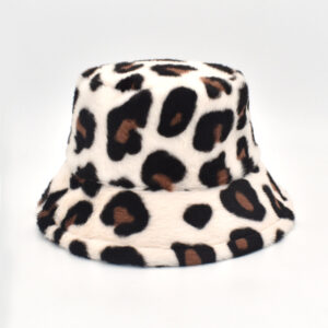 Large leopard print White / M（56-58cm）
