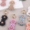 oly-63f4e0936e56469ed7b812e1cb50dc7a Wholesale Silicone DIY Beaded Bracelet Keychain Cartoon Flower Decorative Accessory Party Gift