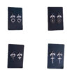 oly-63f5c23eb8c6a57b09c20a47eeffc489 Wholesale Alloy Heart Butterfly Bow Earrings with Rhinestone Trendy Jewelry for Casual Everyday Wear Gift Boutique Resale