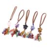oly-64152b47e134fc2d9ef82b810b32bad7 Wholesale Handmade Agate Bag Charm Star and Moon Pattern Amethyst for Everyday Use