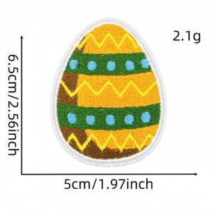Easter egg cloth stickers 24#
