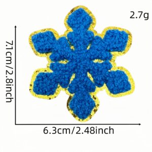 Snowflake cloth sticker 5 #