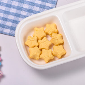 Light yellow touch paint bow tie star