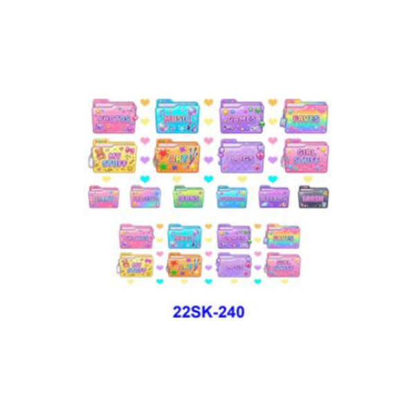 oly-642b0c237f8a5402de87f7b50a86b328 Wholesale 8pcs Cute Mini Doodle Element Mini Keychain Sticker