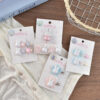 oly-644865f26f7ee875d3e2eda77e51a42f Wholesale ABS Plastic Hair Clips Set Spring Rabbit Design Cute Fashion Accessory for Girls