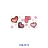 oly-644be0f6c0b35864aefc4b6b89662b83 Wholesale 5pcs Retro Frayed Edge Watercolor Gradient Multi Tone Heart Tiny Star Ornament Cup Wrap Decor Prints 16oz UV DTF Wraps