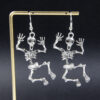Wholesale Halloween Skull Pendant Earrings Trendy Fashion Accessory Gift Boutique Resale