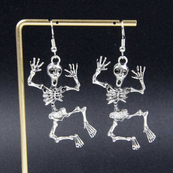 Wholesale Halloween Skull Pendant Earrings Trendy Fashion Accessory Gift Boutique Resale