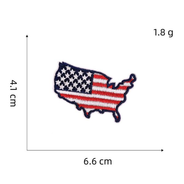 oly-64876746df807be9640dbd5b6ccdd7a8 Wholesale Patriotic Flag Iron-On Embroidery Patch for Independence Day Decorative Accent Resale