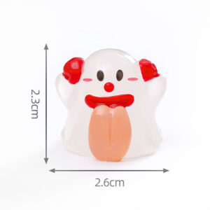 2 # Clown / Glow-in-the-dark big tongue ghost