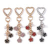 Wholesale Pearl and Rhinestone Keychain Bag Charm Fashion Accessory for Gift Boutique Resale