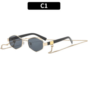 C1-gold frame gray piece