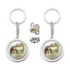 oly-64a5993cda5c2abf396b747d21c9557f Wholesale Metal Horse Keychain Stress Relief Rotating Key Ring Gift Boutique Resale Car Key Accessory