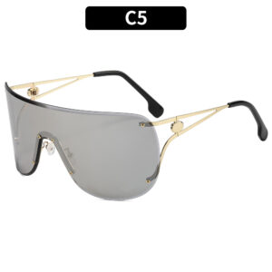 C5-gold frame white mercury