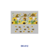Wholesale 8pcs Cute Illustrated Doll Heart Sunflower Gnome Butterfly Coffee Maternal Decor Mini Cup Keychain Sticker OLY Exclusive