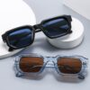 Wholesale Retro Square Sunglasses Grey Lens Black Frame Fashion Accessory Boutique Gift