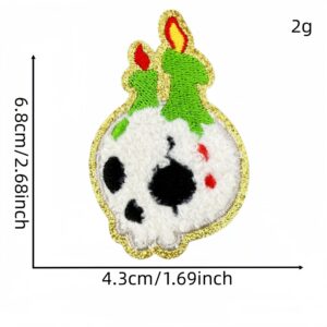 Halloween fabric patch #27
